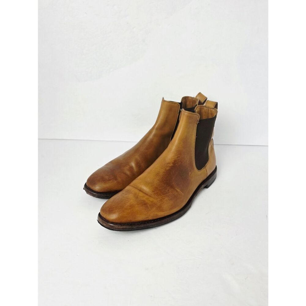 Allen Edmonds Liverpool Chelsea Boots Mens Walnut Size 12